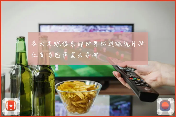 各大足球俱乐部世界杯进球统计拜仁皇马巴萨国米争辉